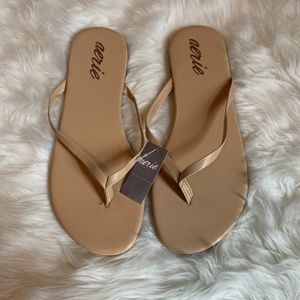 Aerie Nude Sandals - Size 7